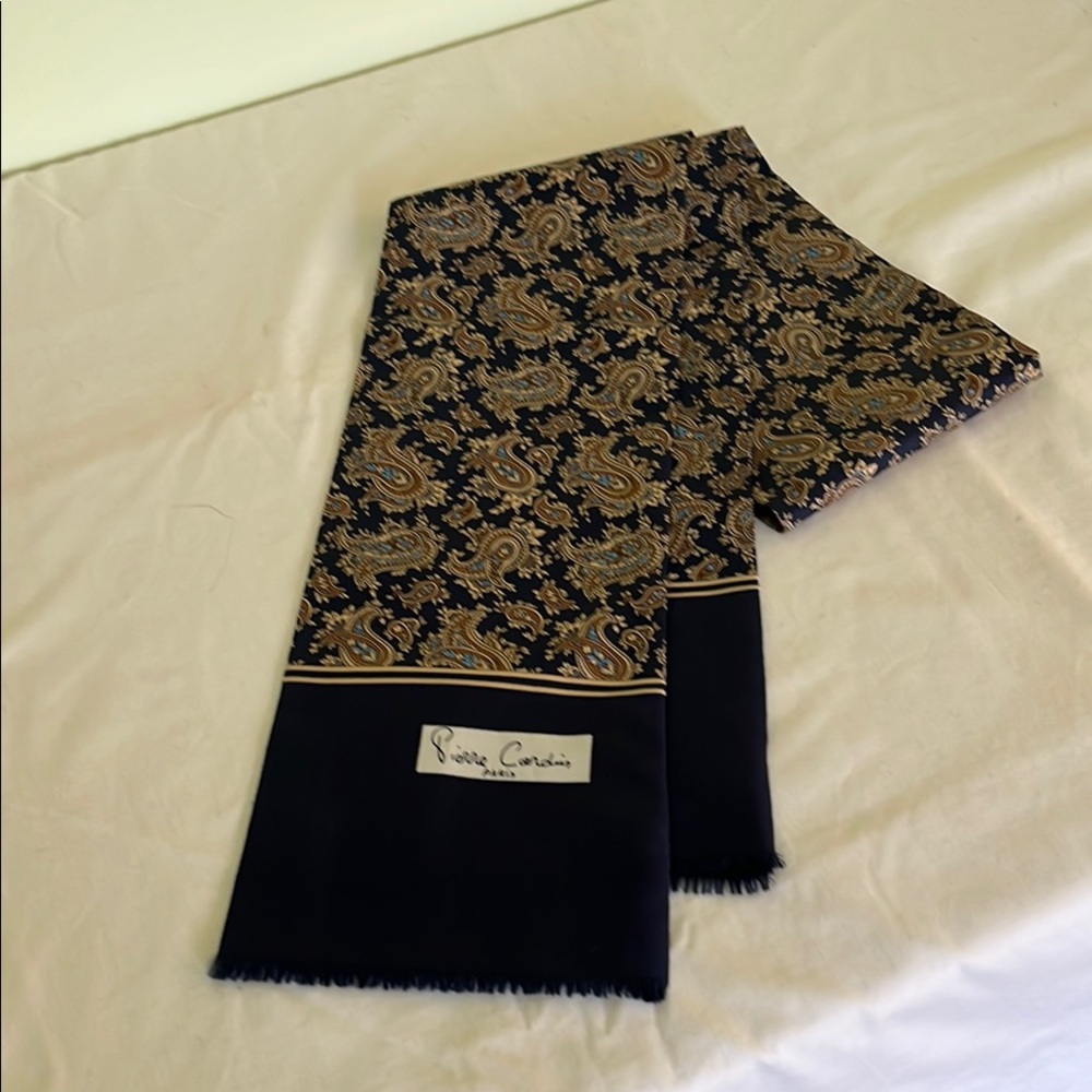 Pierre Cardin Men’s Silk Paisley Scarf